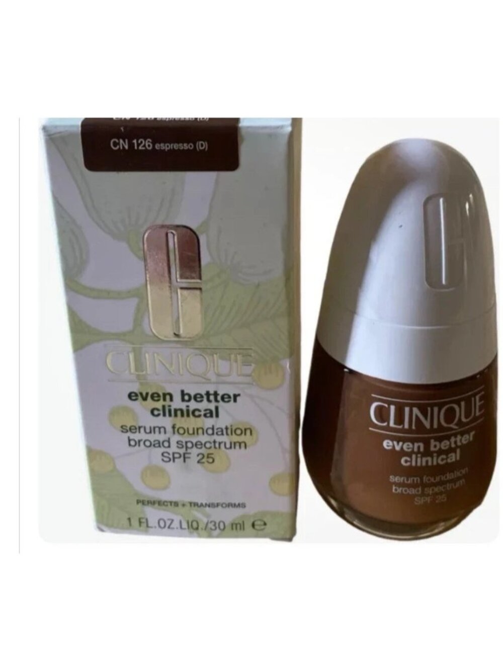 Clinique Even Better Clinical Serum Foundation Broad Spectrum SPF Espresso